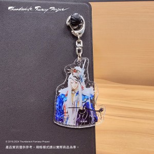 《Thunderbolt Fantasy Project》晶透滴膠吊飾鎖匙圈-凜雪鴉