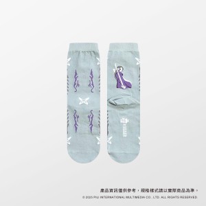 HUAERx霹靂布袋戲-中筒襪(綠底)-葉小釵