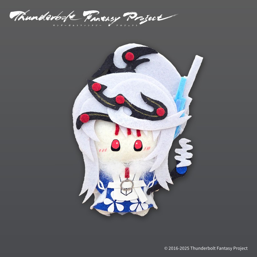 《Thunderbolt Fantasy Project》豆豆眼拼布吊飾娃-凜雪鴉