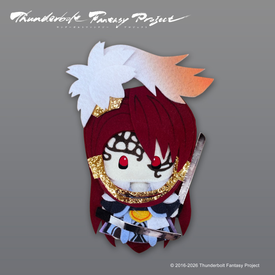 《Thunderbolt Fantasy Project》豆豆眼拼布吊飾娃-殺無生