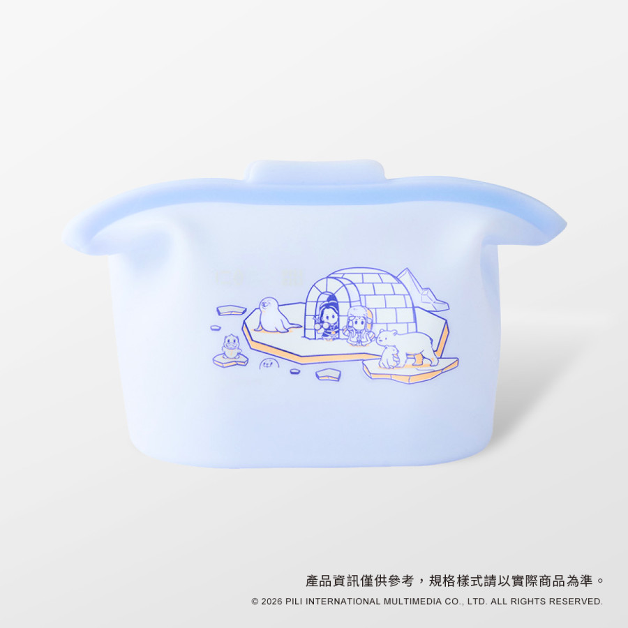【仁舟淨塑x霹靂吉利】好矽包 (1000ml)(極地守護-銀雪藍)