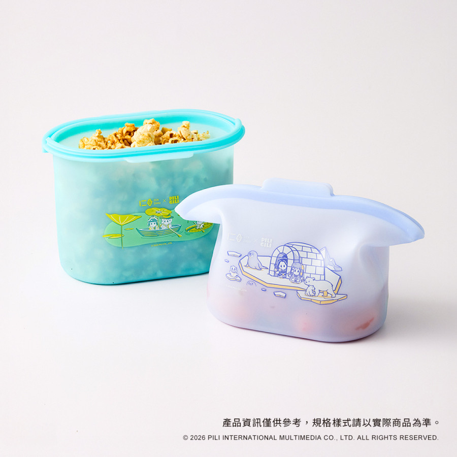 【仁舟淨塑x霹靂吉利】好矽包 (1000ml)(泛舟濃情-湖心青)