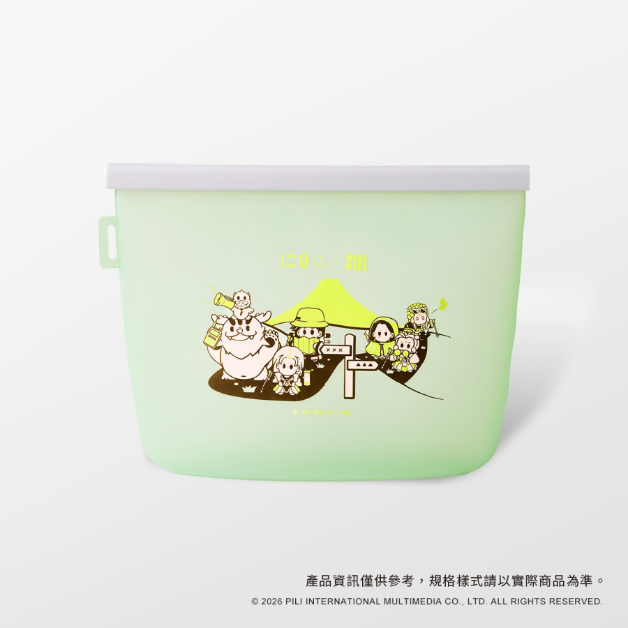 【仁舟淨塑x霹靂吉利】好矽袋 (2000ml)(百嶽縱橫-山峰綠)