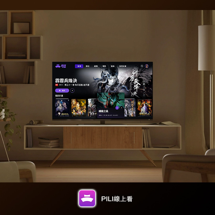 【霹靂購物獨家】禾聯google TV + PILI線上看_65吋